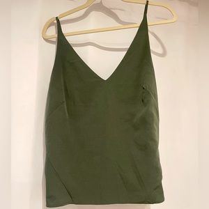 Banana Republic Olive Green Shell Tank Size S